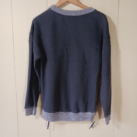 Theory charcoal cotton sweater - Picture 2 of 10